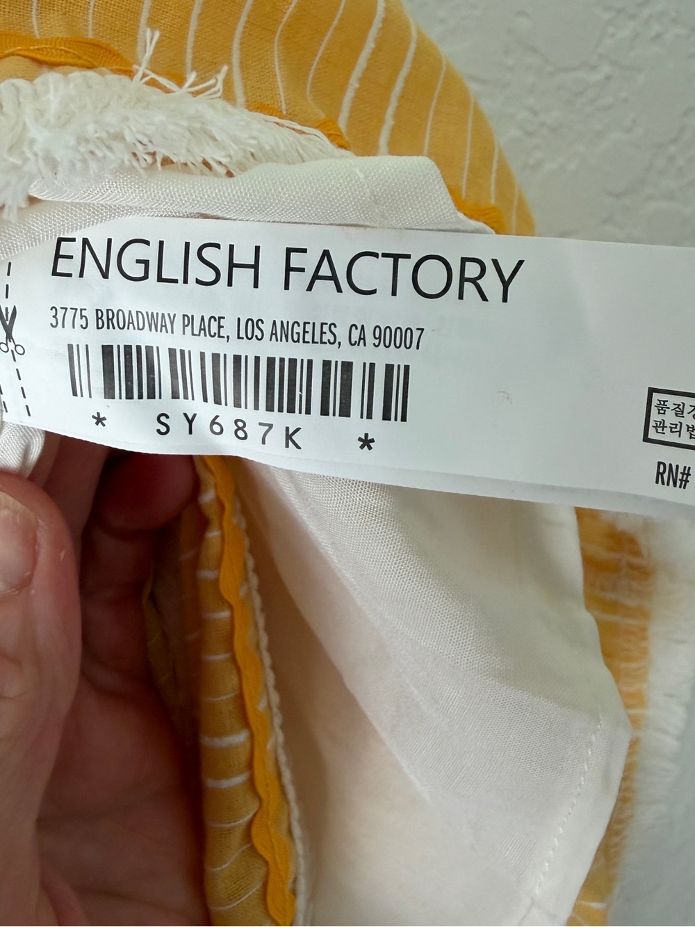 NWT English Factory/Anthropologie Pink/Yellow Tassel Mini Skirt- S- MSRP $75 - Picture 13 of 15